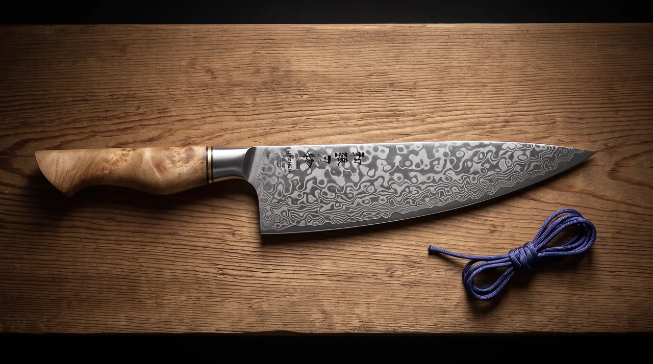 HEZHEN Gyuto Damasco 21 cm VG10