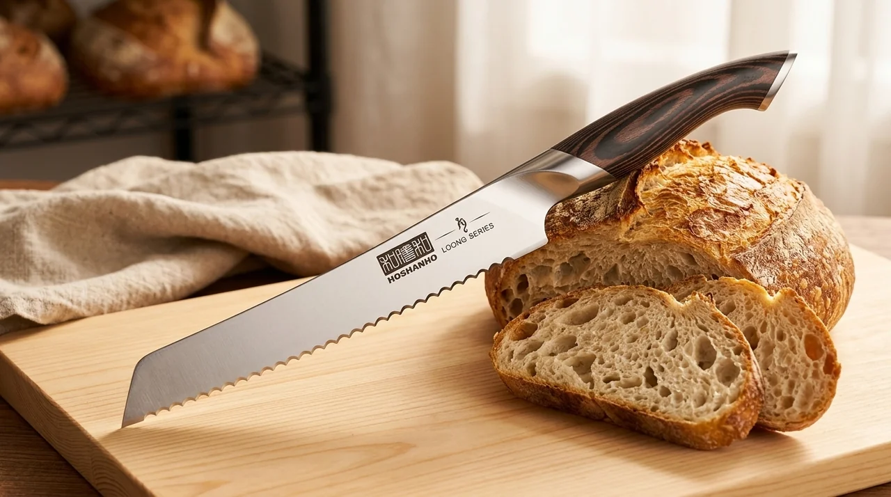 HOSHANHO Cuchillo de Pan 20 cm