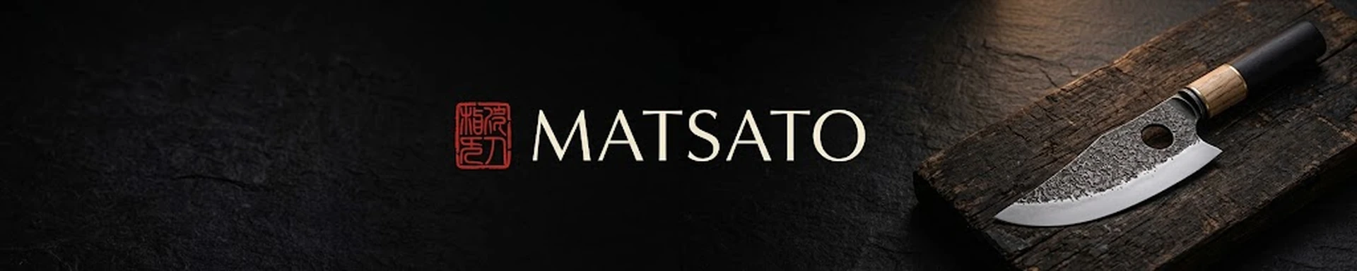 Matsato, cuchillos de cocina de hoja ancha con orificio para el dedo
