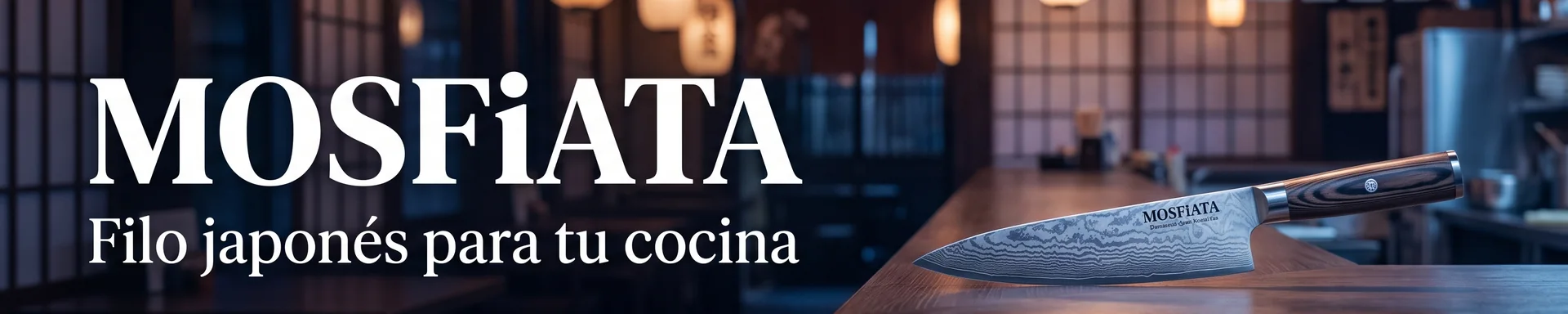 MOSFiATA, cuchillos de cocina con filo japonés