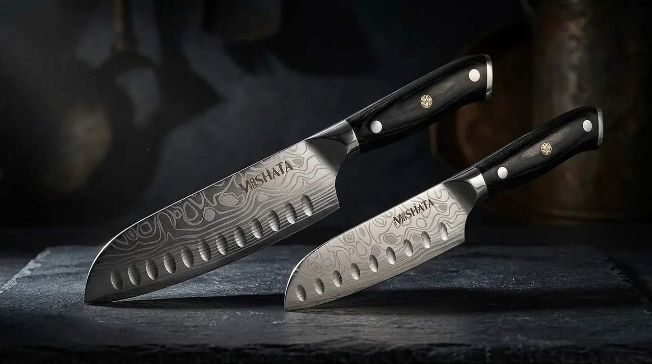 MOSFiATA Juego de 2 Santoku