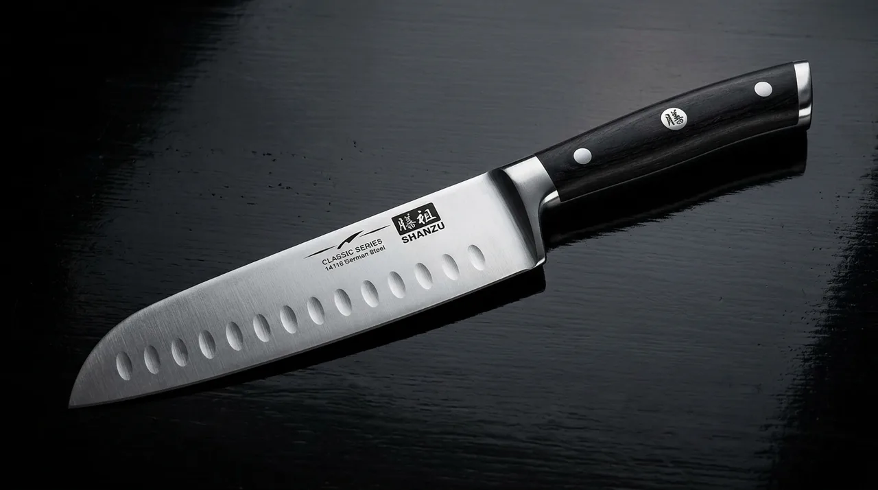 SHAN ZU Santoku Japonés 18 cm
