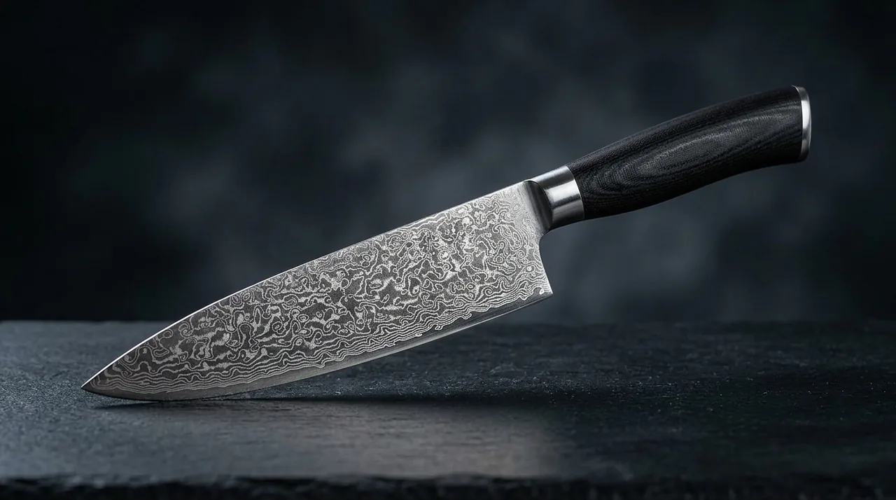 Cuchillo Chef Wakoli EDIB PRO damasco VG10 con pakkawood