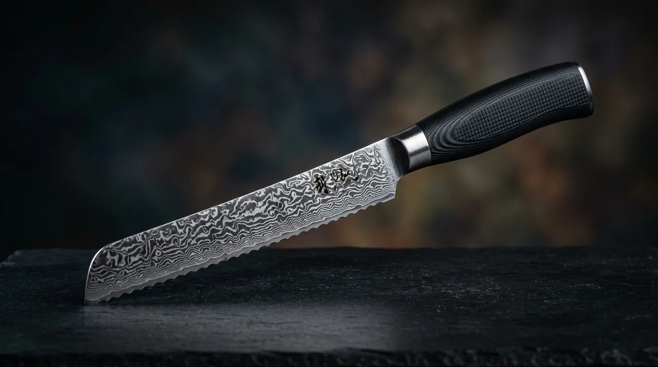 Cuchillo Panero Wakoli EDIB PRO damasco VG10 con pakkawood